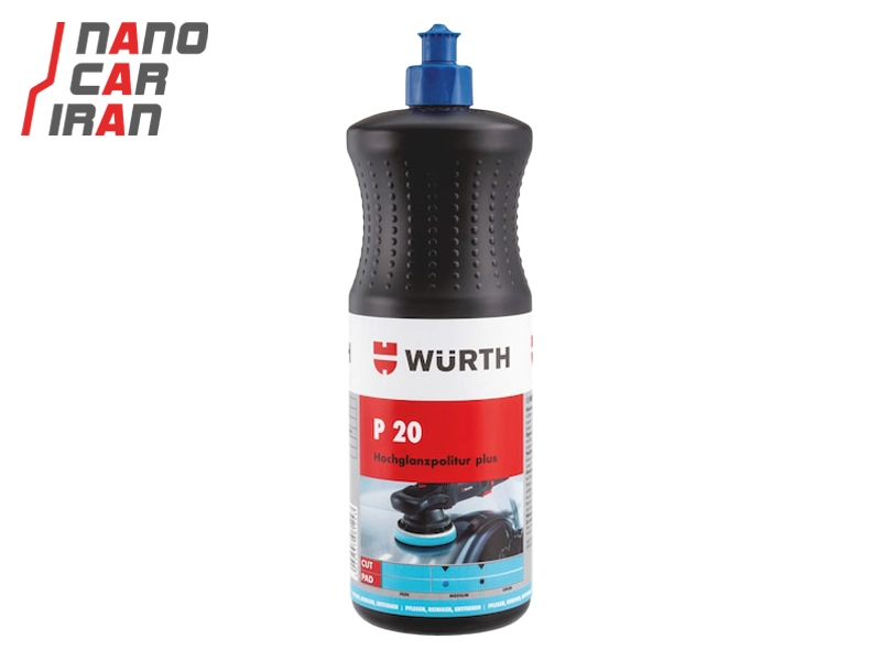 پولیش متوسط یک لیتری وورث  مدل P20 WURTH P20 Medium Cut Polish 1L